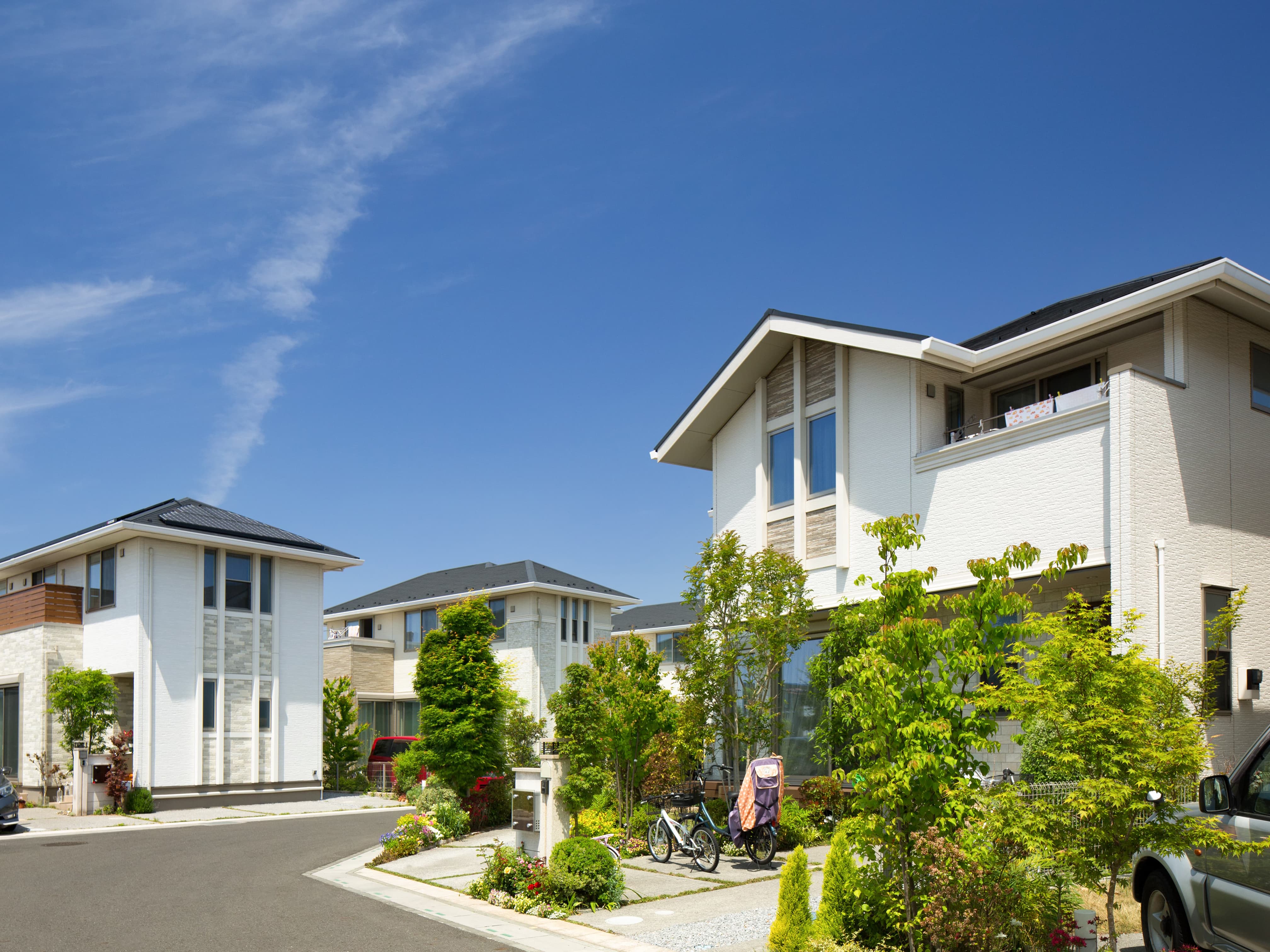 ティエラの家づくりをイメージした住宅街